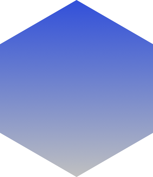 A hexagon with a tasteful colour-gradient background.